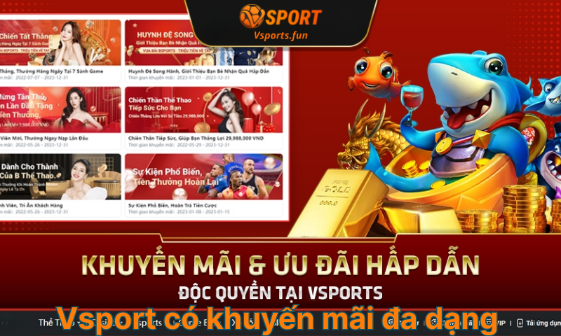 Khuyến mãi Vsport – Ưu đãi hấp dẫn và cách nhận thưởng - pivex.one - PIVEX.ONE