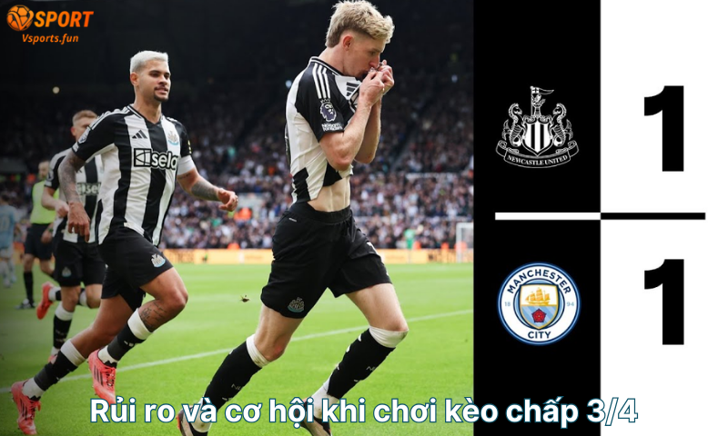 Kèo chấp 3/4 (0.75) là gì? Cách chơi và tính tiền chi tiết - PIVEX.ONE