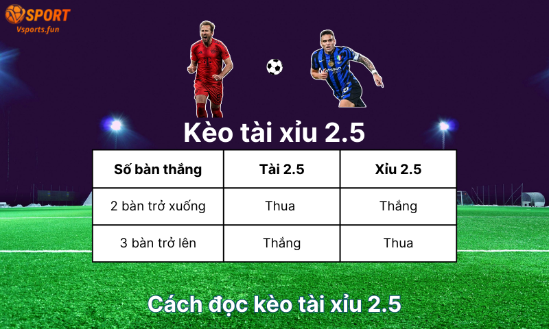 Kèo tài xỉu 2.5 là gì? 3 điều cơ bản bạn cần biết - PIVEX.ONE