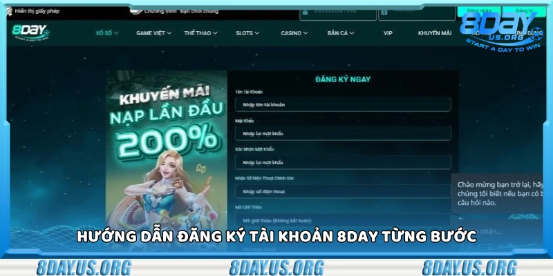 Đăng ký 8Day - Hướng dẫn tạo tài khoản trong 3 phút - PIVEX.ONE