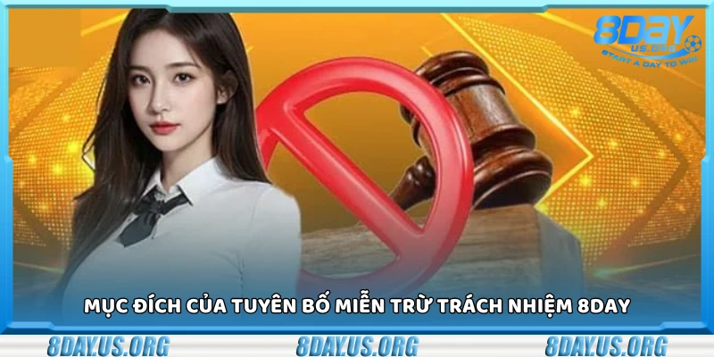 Miễn trừ trách nhiệm 8Day – Bảo vệ quyền lợi cả hai bên - PIVEX.ONE